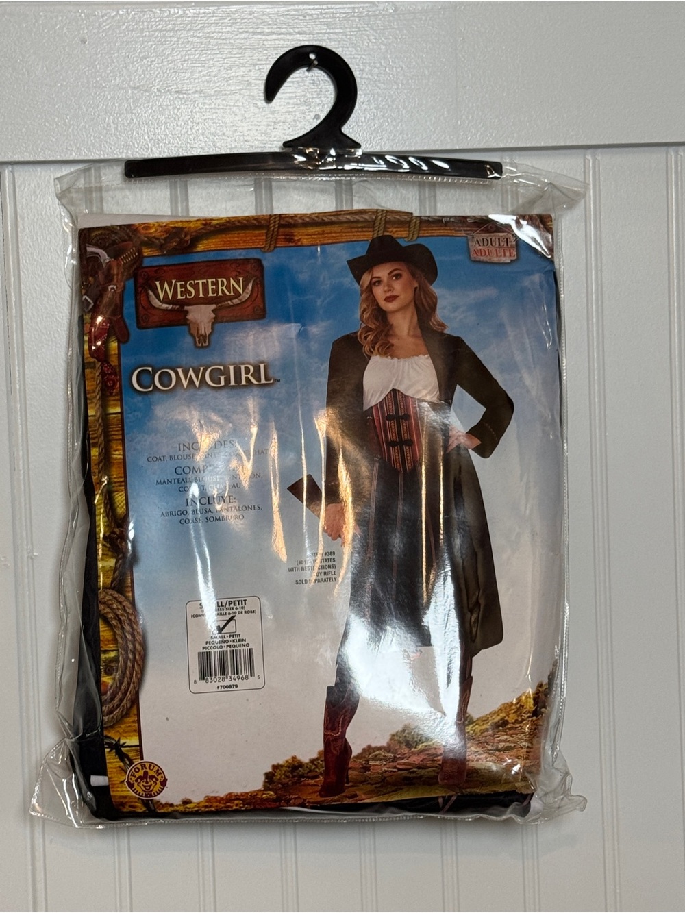 Cowgirl Costume - Black and Brown Western Dress